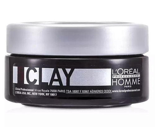 Глина для укладки волос сильной фиксации - Loreal Lp Homme Clay